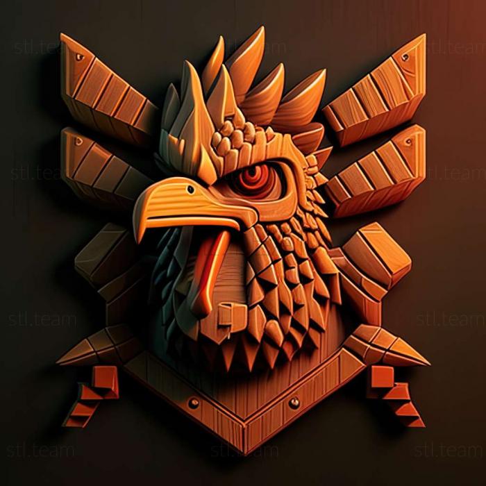 3D model Chicken Invaders 3 game (STL)